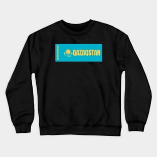 Qazaqstan Flag Crewneck Sweatshirt